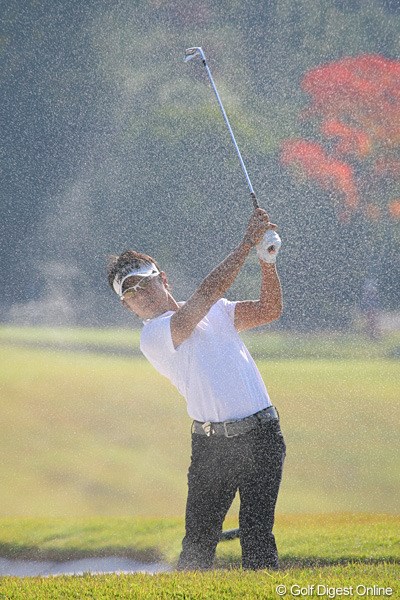 2009年 マイナビABCチャンピオンシップゴルフトーナメント 初日 矢野東 7バーディ1ボギーの「66」。今季2度目の首位タイ発進の矢野東