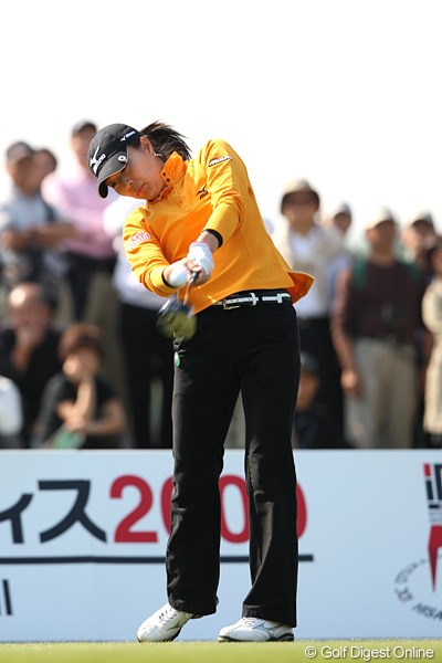 2009年 樋口久子IDC大塚家具レディス 初日 服部真夕