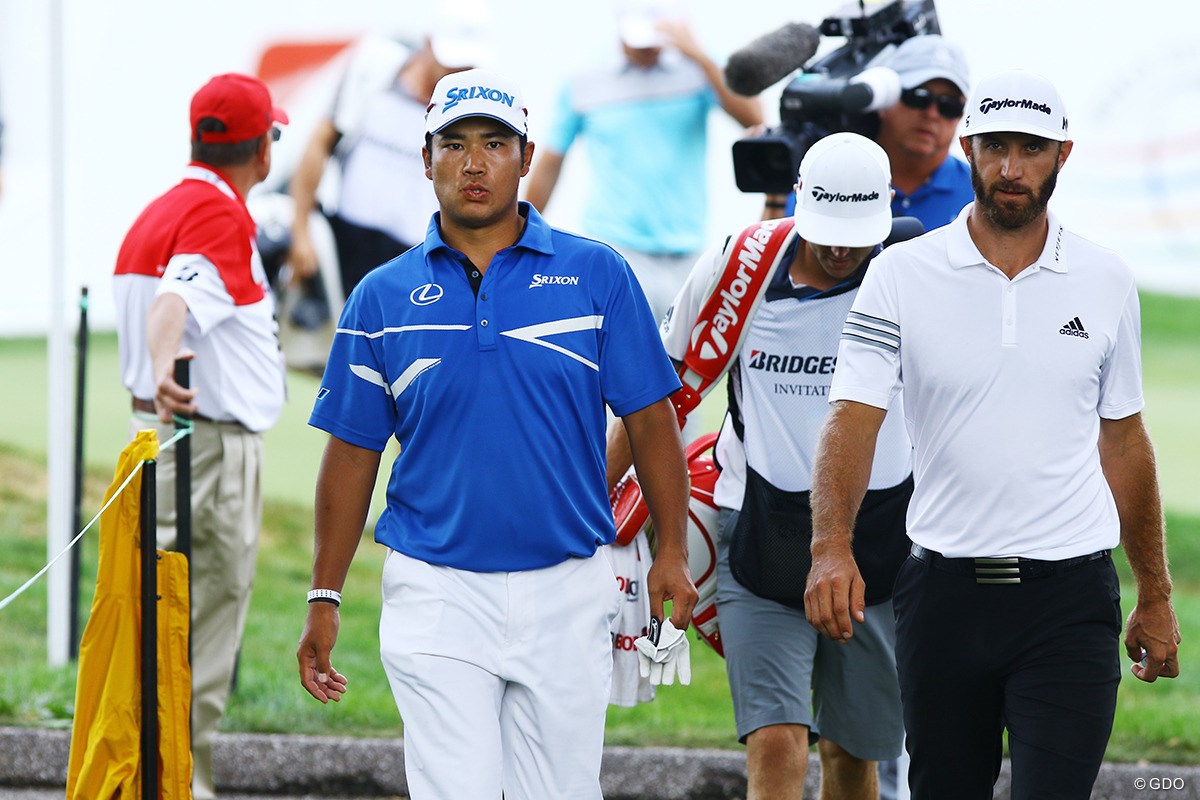 2017年 WGCブリヂストン招待 2日目 松山英樹 ダスティン・ジョンソン