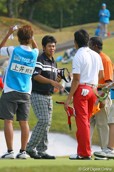 2009年 マイナビABCチャンピオンシップゴルフトーナメント 2日目 甲斐慎太郎 3週前からボールをZ-STARのプロトタイプに代え、距離感が合ってきたという甲斐慎太郎