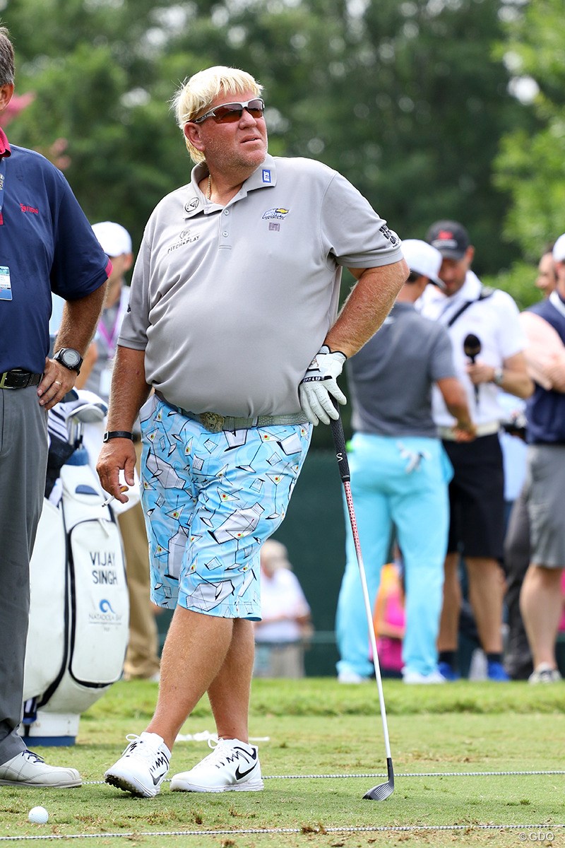 2017年 全米プロゴルフ選手権 事前 ジョン・デーリー ショートパンツ