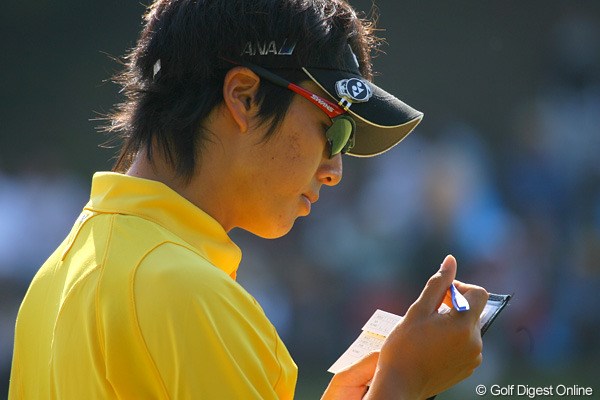 2009年 マイナビABCチャンピオンシップゴルフトーナメント 3日目 石川遼 「『千里の道』にも書いてあった」という方法で、見事に最終組をゲットした石川遼