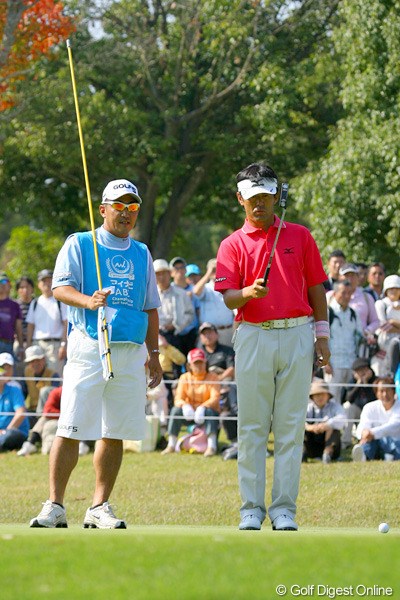 2009年 マイナビABCチャンピオンシップゴルフトーナメント 3日目 鈴木亨 家族だけではなく、「お世話になっている人も大分待たせているし」と優勝に懸ける思いを語る鈴木亨