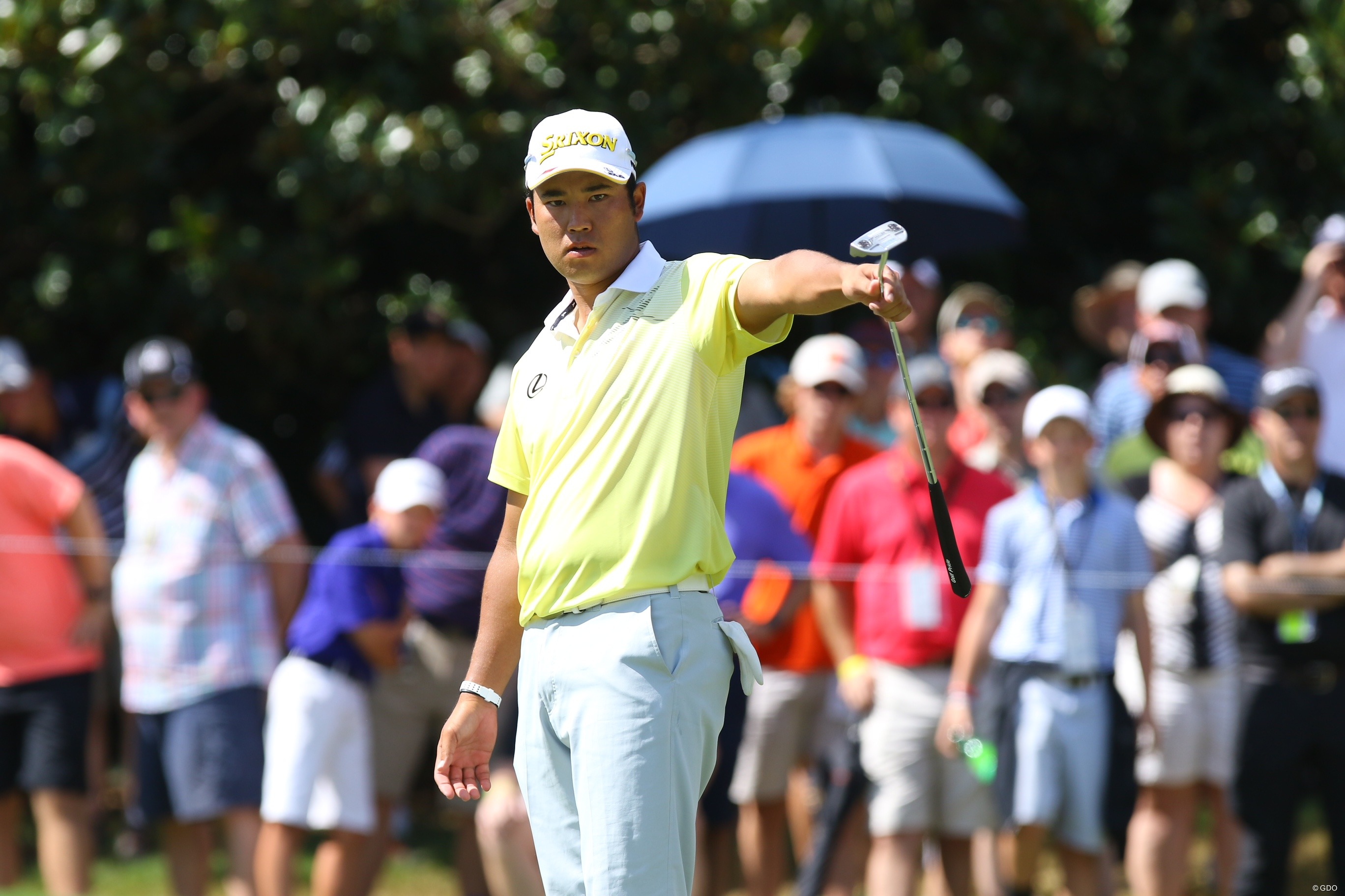 松山英樹1打差2位で最終日へ 小平智18位に浮上