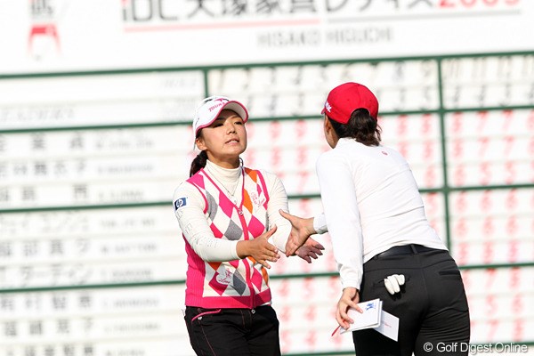 樋口久子IDC大塚家具レディス 2日目 有村智恵＆飯田マリア