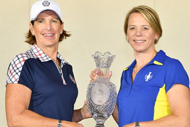 世界殿堂インクスターvsソレンスタムが火花 欧米選抜対抗戦が開幕 Lpgaツアー 米国女子 Gdo ゴルフダイジェスト オンライン