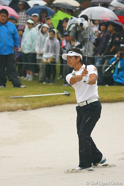 2009年 マイナビABCチャンピオンシップゴルフトーナメント 最終日 藤田寛之 最終組の藤田寛之だったが、この日はイーブンパーとスコアを伸ばせず3位タイ