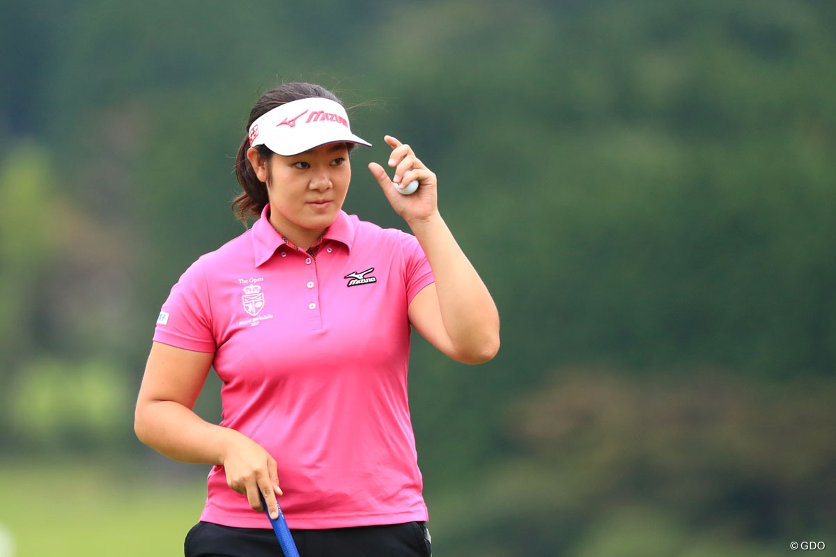 川岸史果VS父・良兼 親子スコア対決は？