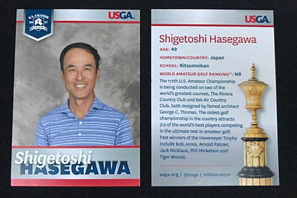 元大リーガーの長谷川滋利は地区予選会を勝ち上がって「全米アマ」出場権を獲得した（USGA/Chris Keane）