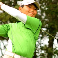 12歳の天才ゴルファー、加賀崎航太くん。タイガーも「素晴らしい」と感心しきりだった 2009年 加賀崎航太くん