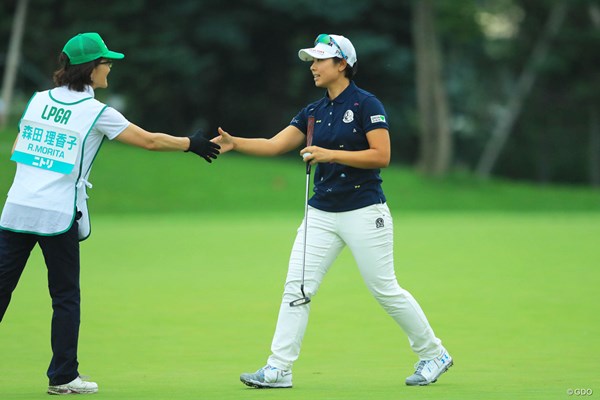2017年 ニトリレディスゴルフトーナメント 初日 森田理香子 ウェイティングからの出場でしたが、19位タイとまずまずのスタートですね。