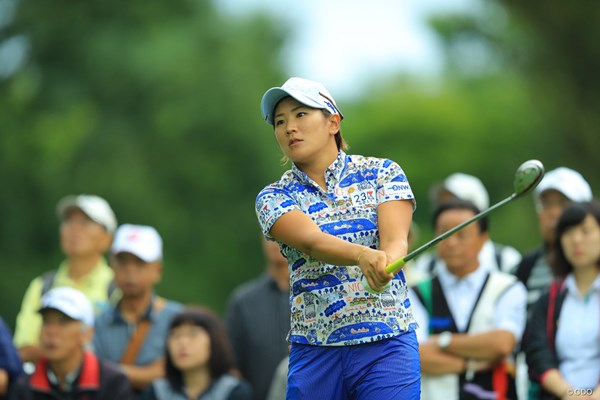 2017年 ニトリレディスゴルフトーナメント 初日 成田美寿々 ステディなゴルフでノーボギーのナイスプレーでした。