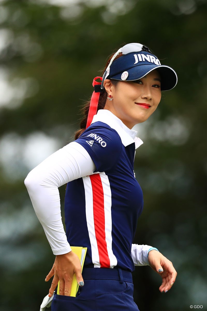 2017年 日本女子プロ選手権大会コニカミノルタ杯 初日 キム・ハヌル