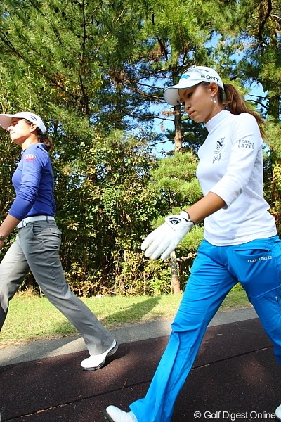 2009年 ミズノクラシック 初日 上田桃子