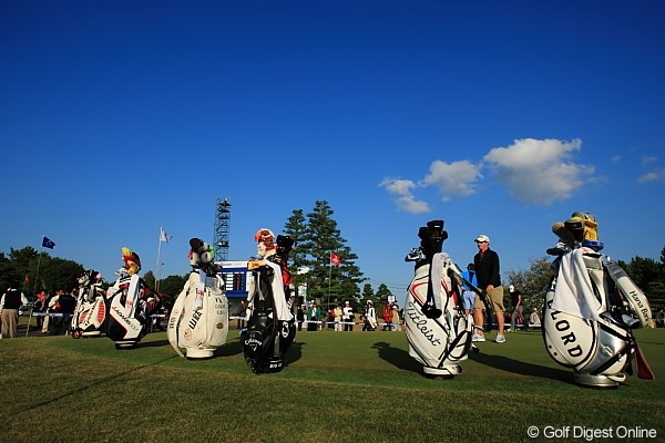 2009年 ミズノクラシック 初日 キャディバック