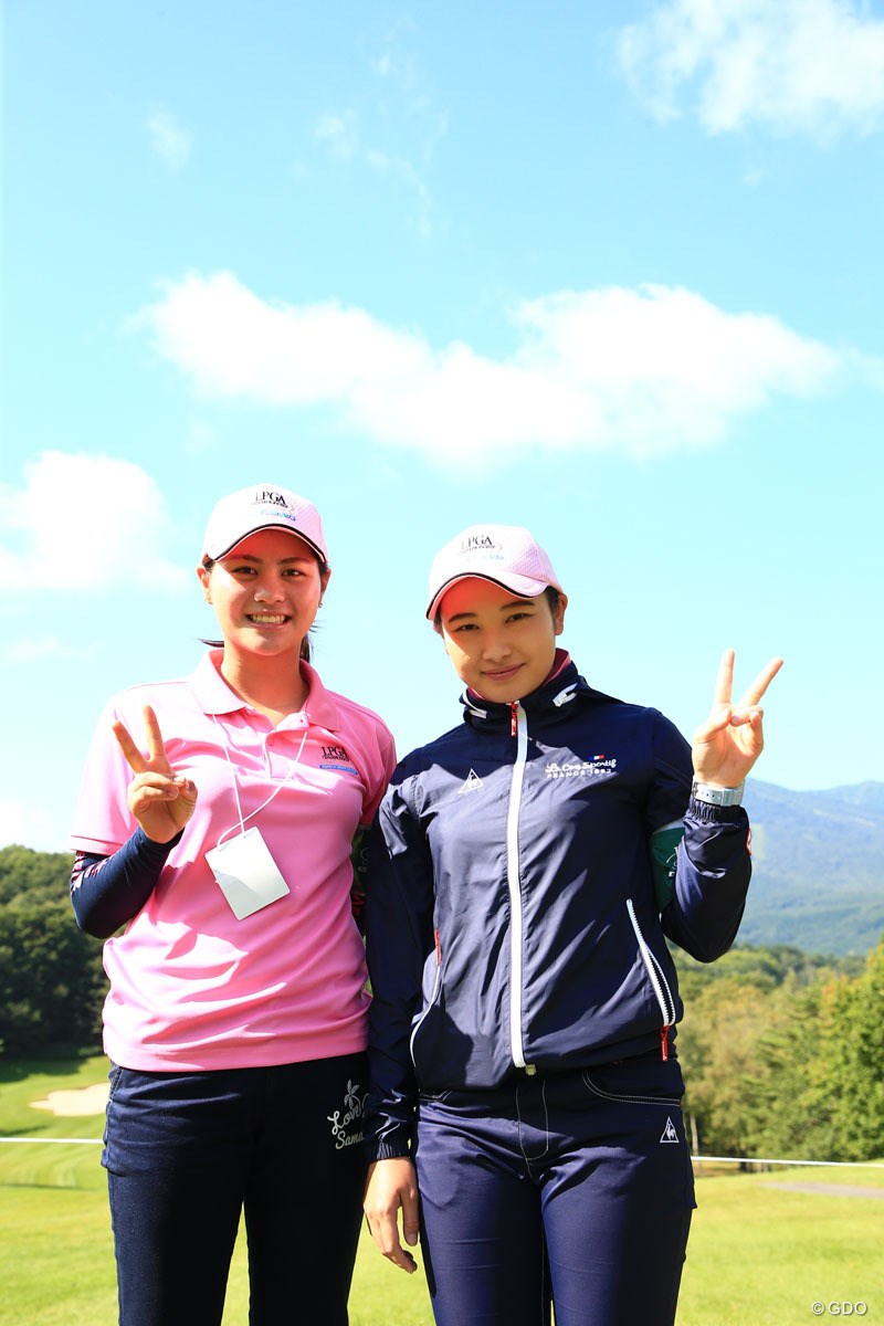 2017年 日本女子プロ選手権大会コニカミノルタ杯 2日目 新垣比菜 小祝さくら
