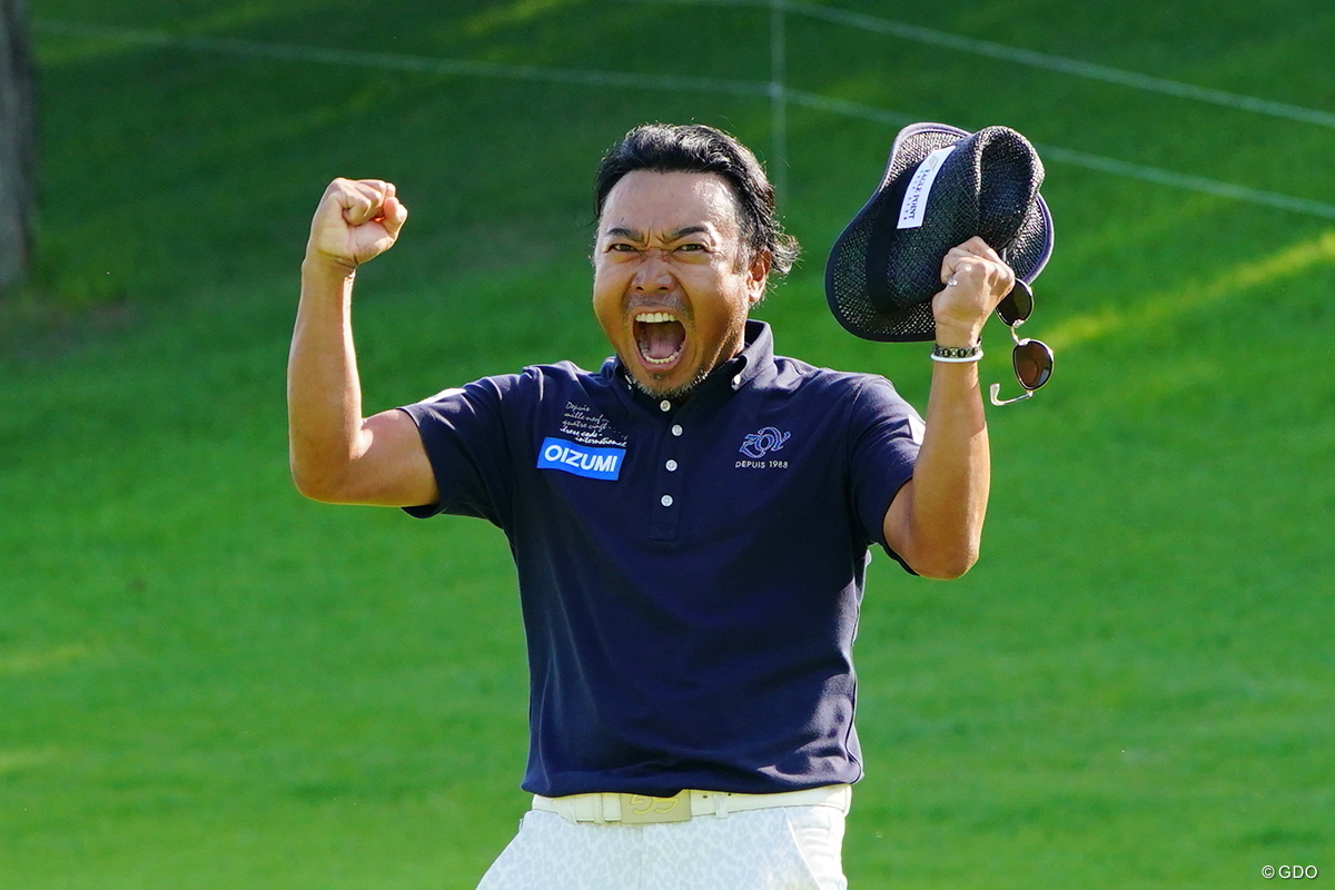 6戦113ホールの末に…片山晋呉がマッチプレー最年長優勝へ決勝進出