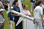 2017年 JAL選手権 2日目 飛行機