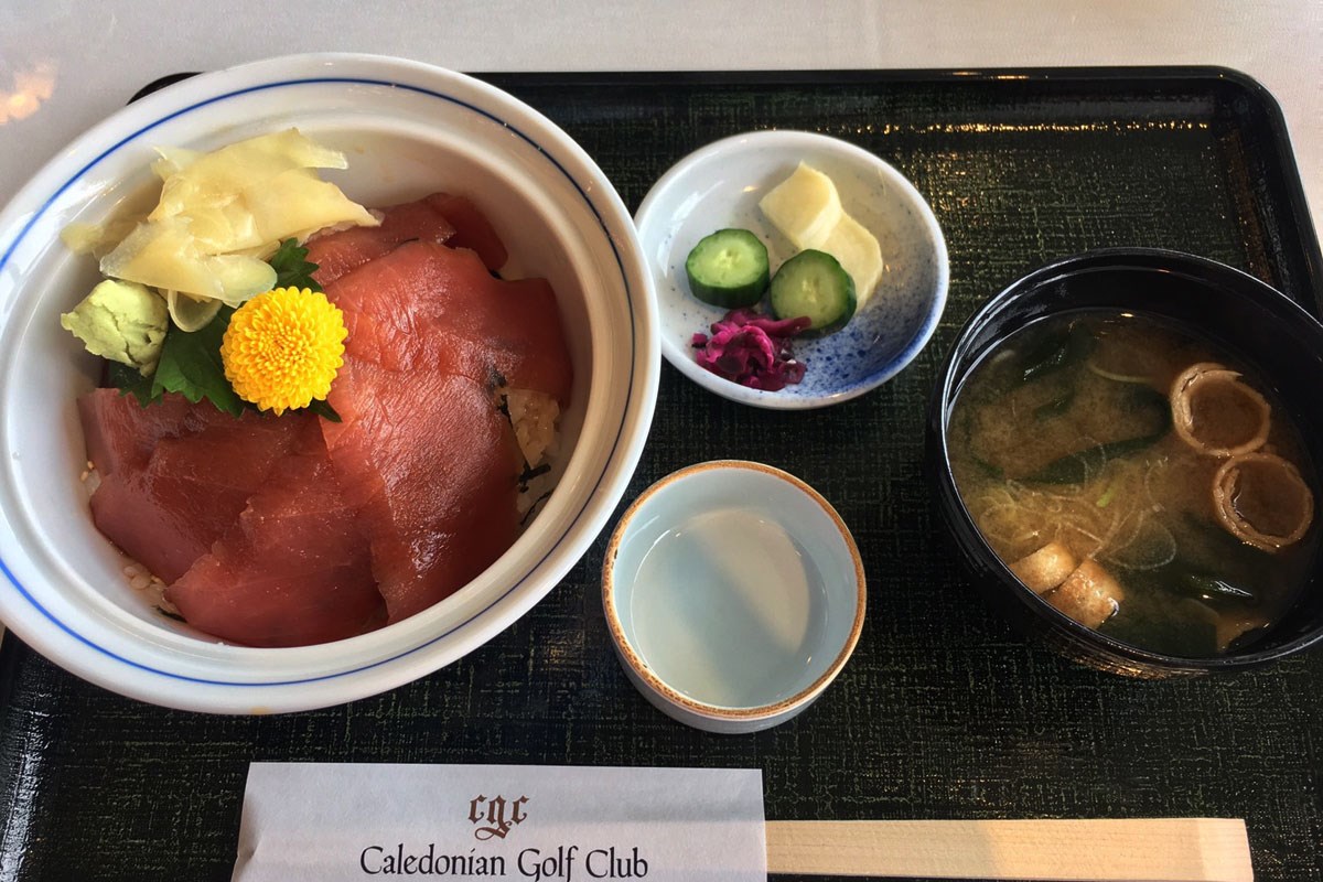 2017年 アジアパシフィック選手権ダイヤモンドカップ 事前 まぐろ丼