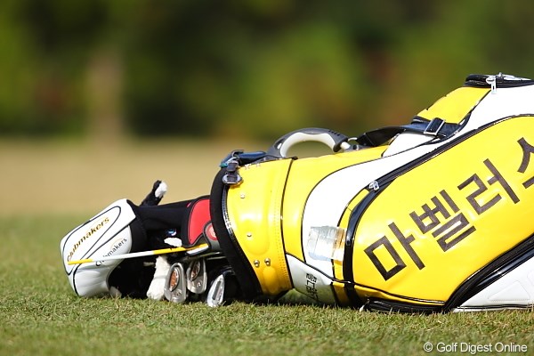 2009年 ミズノクラシック 最終日 キャディバッグ