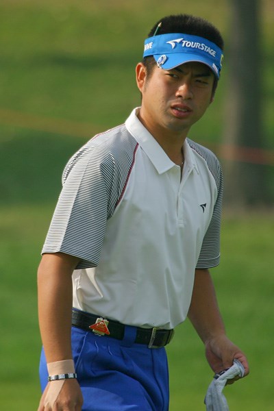 GDOEYE 2009年「WGC HSBCチャンピオンズ」最終日 池田勇太 右手にテーピングをしながら戦った池田だが…（写真は2日目）