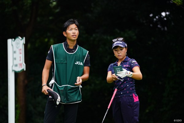 2017年 日本女子オープンゴルフ選手権競技 初日 青木瀬令奈 「僕ね、おうちここからすぐ！」「はいはい。」