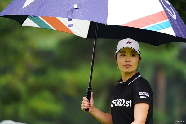 2017年 日本女子オープンゴルフ選手権競技 初日 比嘉真美子 なんか顔がケロっとしてる。