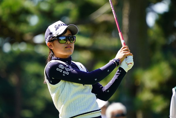 2017年 日本女子オープンゴルフ選手権競技 2日目 小倉彩愛 エースを達成し暫定3位に浮上した小倉彩愛