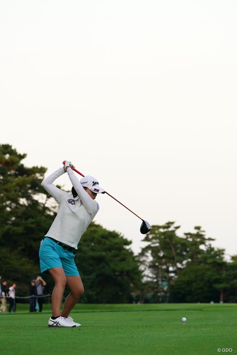 オーバーザトップ健在。 2017年 日本女子オープンゴルフ選手権競技 2日目 横峯さくら