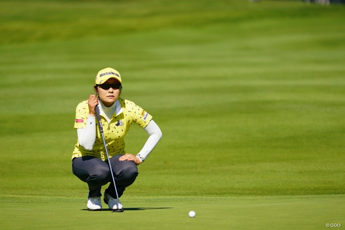 この後ながーいバーディパット入れた。 2017年 日本女子オープンゴルフ選手権競技 2日目 藤田幸希