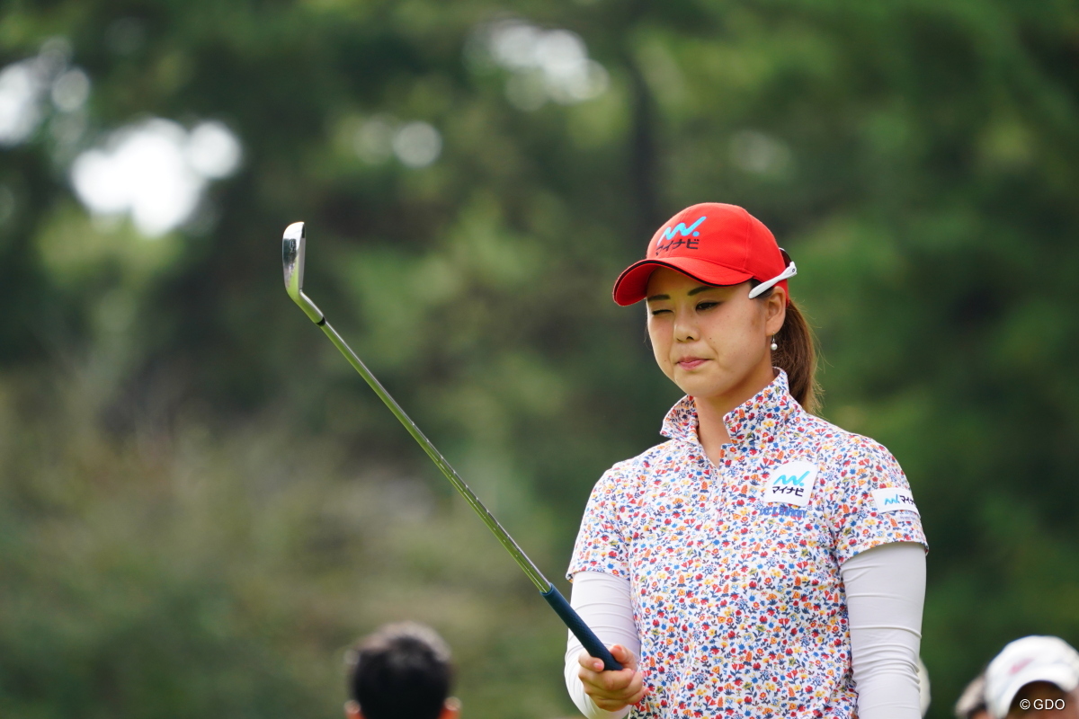 サングラスその位置中途半端じゃない 17年 日本女子オープンゴルフ選手権競技 3日目 石川陽子 フォトギャラリー Gdo