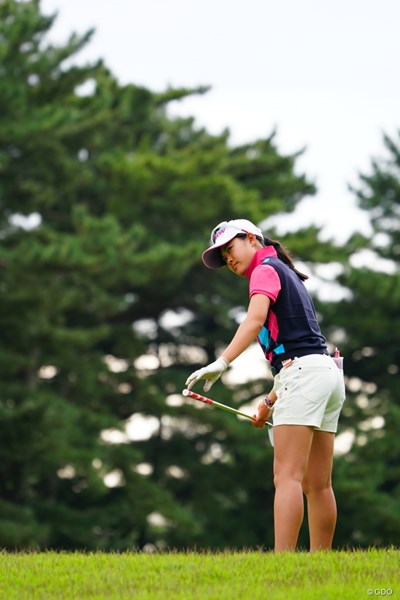 2017年 日本女子オープンゴルフ選手権競技 最終日 小倉彩愛 小学生時代から続けるルーティンを守り続ける小倉彩愛