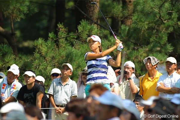 2008年 日本女子プロゴルフ選手権大会コニカミノルタ杯 最終日 上田桃子 怪我も癒え、次のメジャーには万全の状態で臨みたい上田桃子
