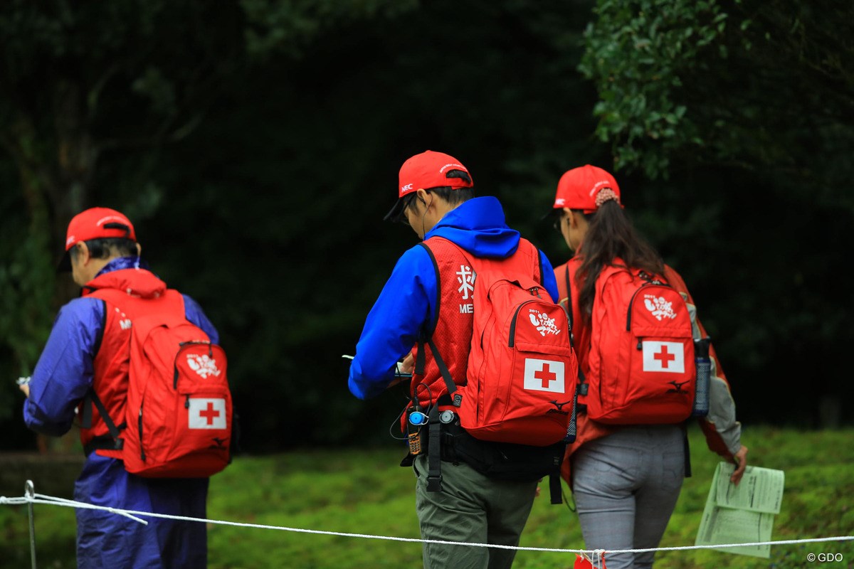 2017年 日本オープンゴルフ選手権競技 3日目 救護