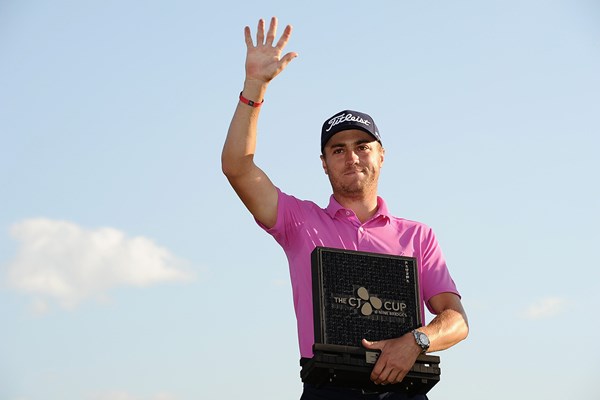 トーマスがプレーオフを制して今季初優勝を挙げた（Matt RobertsGetty Images）