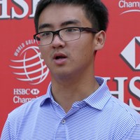 まだあどけなさの残る20歳。中国人初のPGAツアーメンバーとなった竇沢成  2018年 WGC HSBCチャンピオンズ 初日 竇沢成