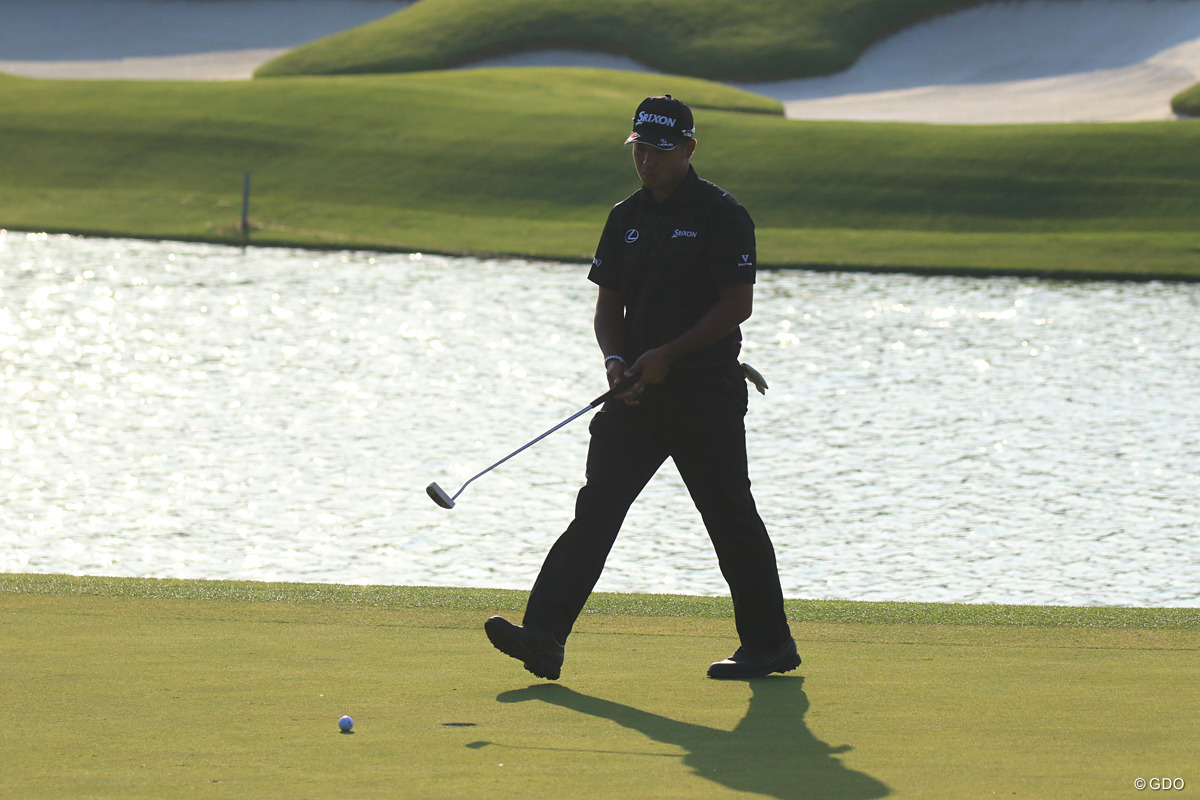 前半「31」から後半「41」 松山英樹は言葉少な