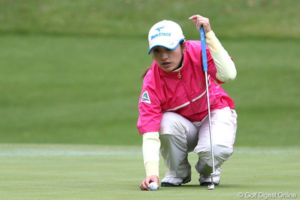 2009年 伊藤園レディスゴルフトーナメント 初日 宅島美香 この日は2オーバーの41位発進。まずは予選突破を目指したい！