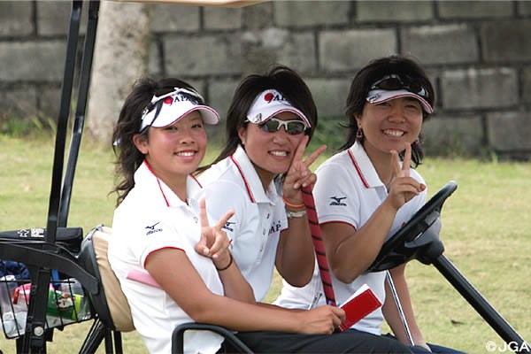 2007年 クイーンシリキットカップ選手権 初日 森田理香子 藤本麻子 宮里美香