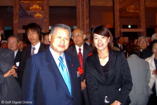 2007年 日本女子プロゴルフ協会創立40周年記念パーティ 大山志保