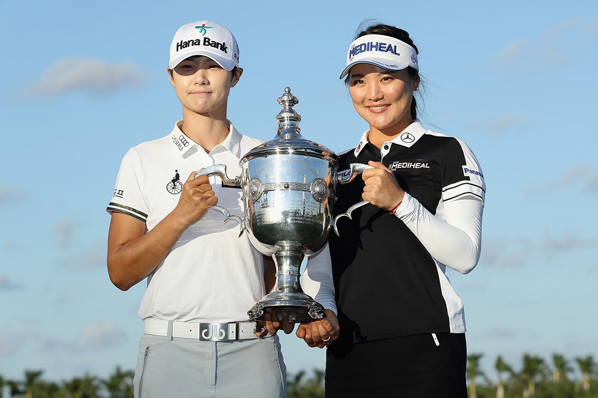 2017年 CMEグループ ツアー選手権 最終日 パク・ソンヒョン ユ・ソヨン