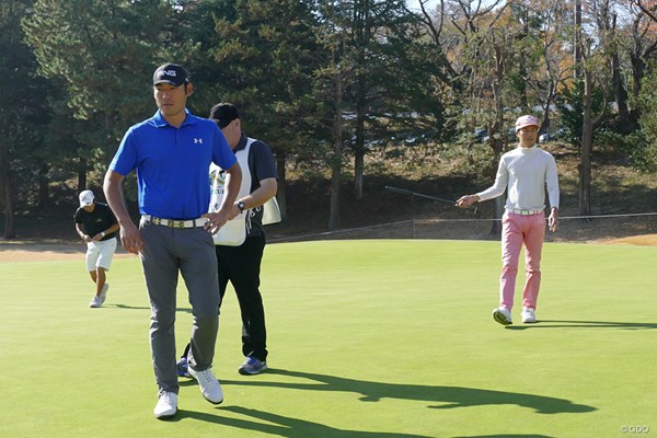 2017年 ゴルフ日本シリーズJTカップ 事前 チャン・キム プレーは小鯛竜也に代わったものの、18ホールを帯同したチャン・キム