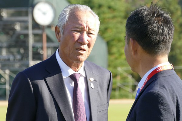 2017年 ゴルフ日本シリーズJTカップ 事前 青木功会長 交渉力を駆使して、日本ツアーの賞金王の価値を高めたい