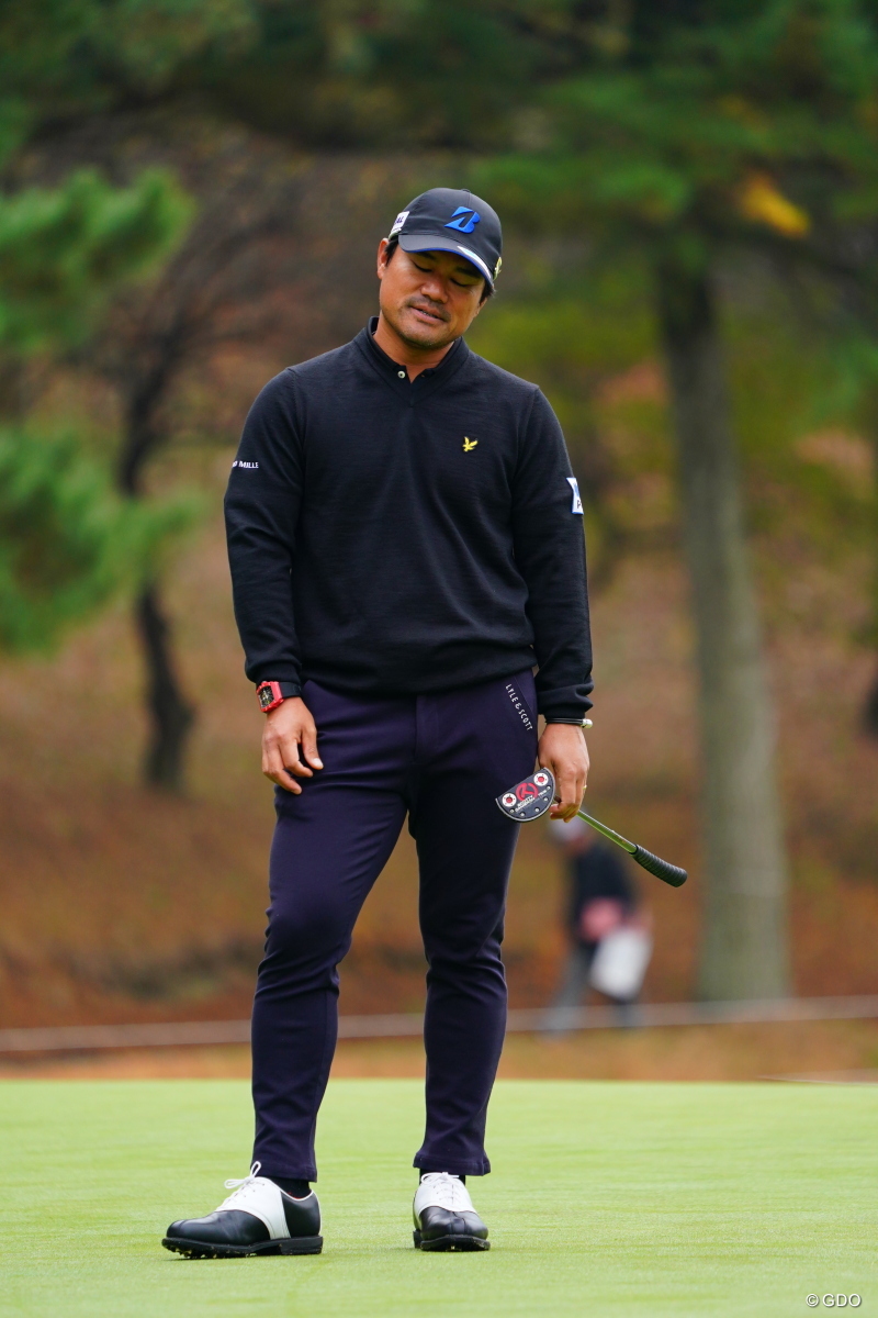 18番でまさかの4パット 宮里優作は首位スルリ