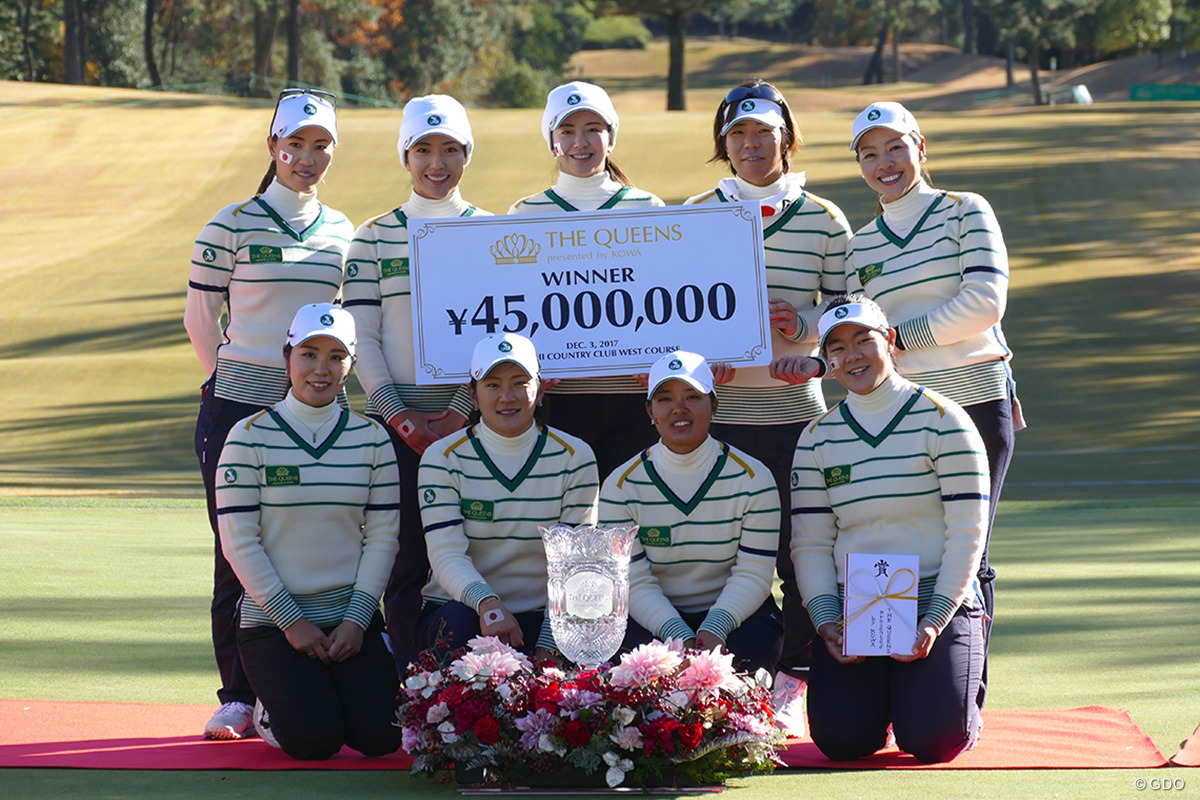 日本が2年ぶり制覇／女子4ツアー対抗戦