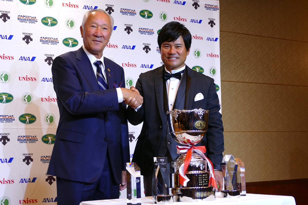 2017年 ゴルフ日本シリーズJTカップ 事前 青木功JGTO会長 宮里優作