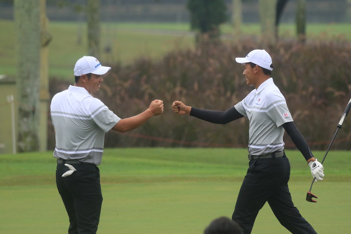 2018年 ユーラシアカップ 2日目 谷原秀人＆パチャラ・コンワットマイ