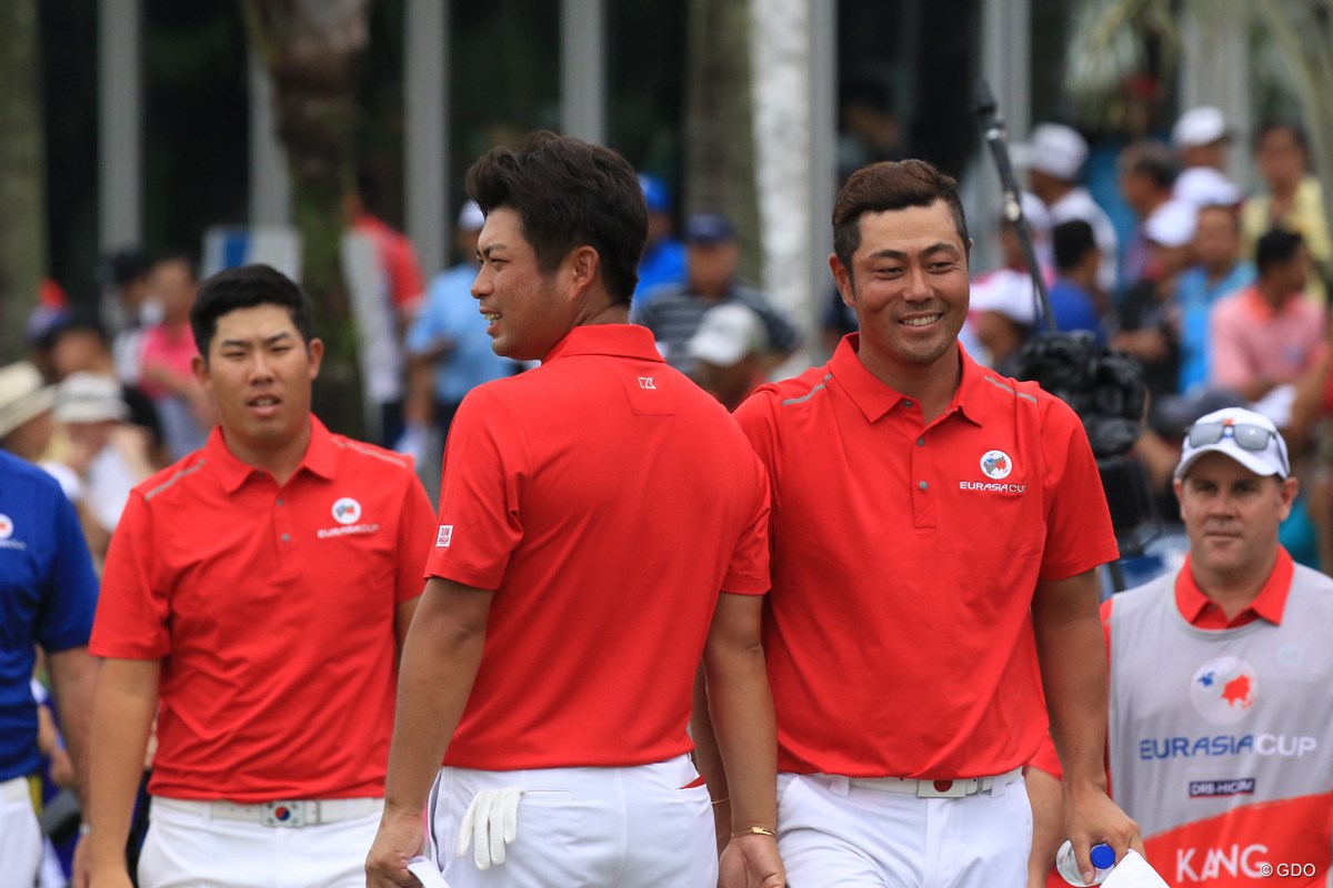 2018年 ユーラシアカップ 最終日 池田勇太＆谷原秀人