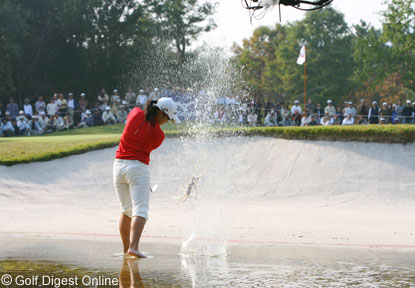 一打への執念が生んだウォーターショット