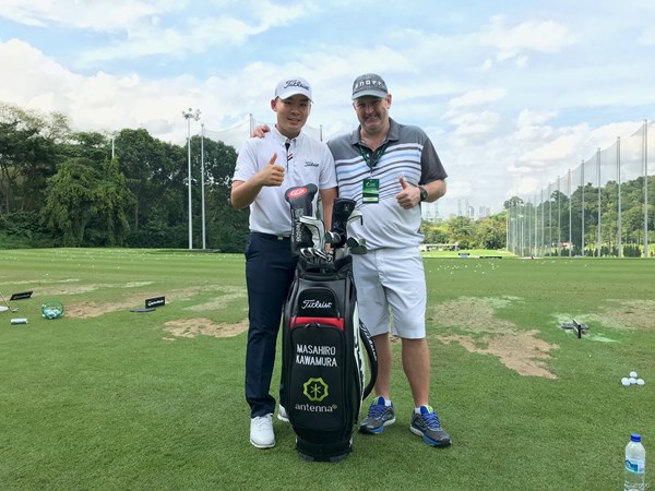 2018年 SMBCシンガポールオープン 事前 川村昌弘 旅するプロゴルファー・川村昌弘。クラブを片手に世界を飛び回る